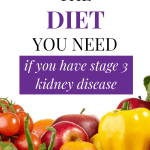 The Importance of Diet for Stage 3 Kidney Disease