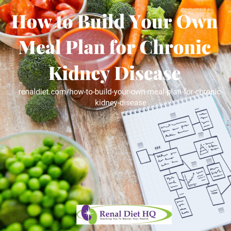 How To Build Your Own Meal Plan For Chronic Kidney Disease - RDHQ