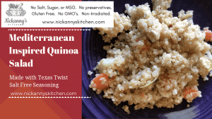 Mediterranean Inspired Quinoa Salad – Zyd